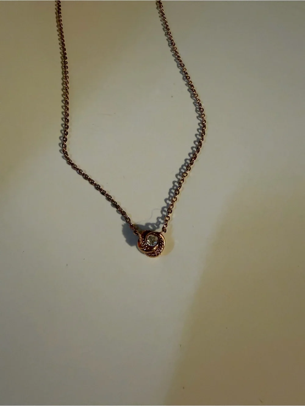 Kate Spade Delicate Rose Gold Pendant Necklace